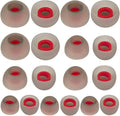 Earbud Tips Replacement Earbud Tips Earbud Replacement Tips Headphone Earbud Tips Earbuds Replacement Tips Eartips Compatible with Powerbeats 2 Powerbeats 3 Lg Samsung Earbuds Red SML 9 Pairs