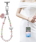 memumi Universal Phone Wrist Strap, Hand wristlet Strap for Women Anti-Theft Secure Lanyard for Smartphones Dried Flowers