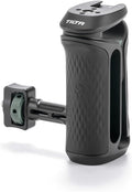 Tilta Xeno Side Handle for Filmmakers & Cameras - Black | Secure Connection & Helps Prevent Rotation | Adjustable Height | Textured Silicone Grip | Convenient Assembly (1/4"-20 w/Locating Pins)