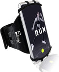 RevereSport Universal iPhone Running Armband (16/15/14/13/12/11/10/X/XR/SE/Plus/Max/Pro). Phone Holder Case