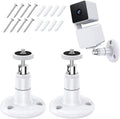 FastSnail Wall Mount Compatible with Wyze Cam Pan V3 & Wyze Cam V4/V3 & Wyze Cam Outdoor/Indoor, 360 Degree Swivel Adjustable Bracket for Wyze Cam and Other Camera with Same Interface 2 Pack