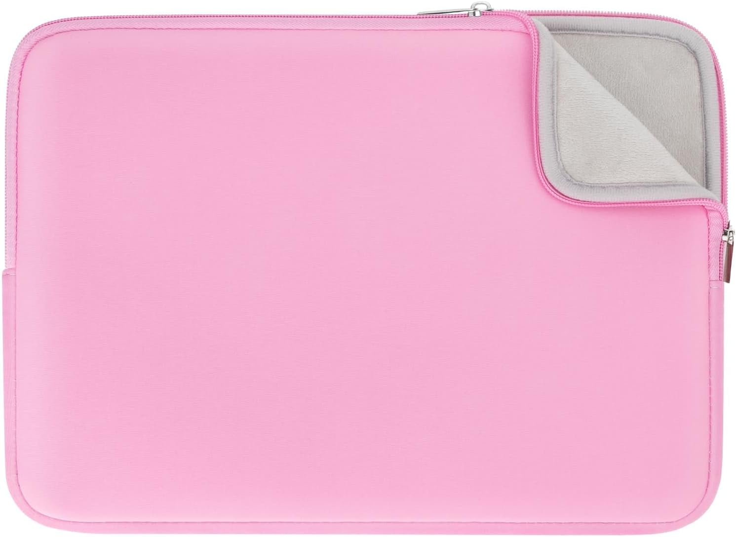 RAINYEAR 14 Inch Laptop Sleeve Protective Case Soft Lining Padded Zipper Cover Carrying Bag Compatible with 14" Notebook Computer Tablet Ultrabook Chromebook (Pink, Upgraded Version)