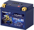 YTX4L-BS Lithium Motorcycle Battery, ATV Battery 12V 2.5AH 250CCA Compatible with Scooter, Snowmobile, Jet Ski, Scooter, PWC & More