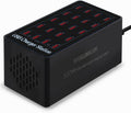 Charging Station, 100W20Port USB Charging Station, Multiple USB Charger Station, Charging Station for Multiple Devices, Multi USB Charging Station, Chargers for Multiple Devices, black