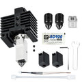 JUUPINE Upgraded Bambu Labs Hotend X1 Carbon Assembly for Bambu Lab X1/X1C 3D Printer,24V 60W Ceramic Heater HotEnd Kit with Removable Hardened Steel 0.4mm Nozzle for Bambu Labs X1 Series 3D Printers