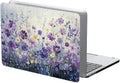Compatible with MacBook Air 13.3 13.6 Inch Case 2022 2021 2020 2019 Plastic Hard Shell Case Cover,13.3 Pro(A1706/A1708/A1989/A2159/A2289/A2338), Purple Wildflowers