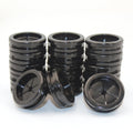 1 Inch Rubber Grommets for Wiring, 1 Inch Drill Hole 7/8 Inch ID, Firewall Grommets Automotive Cable Cords Hoses Protection, Double-Sided Rubber Plugs for Round Holes, 18 Pcs, 22x25 mm