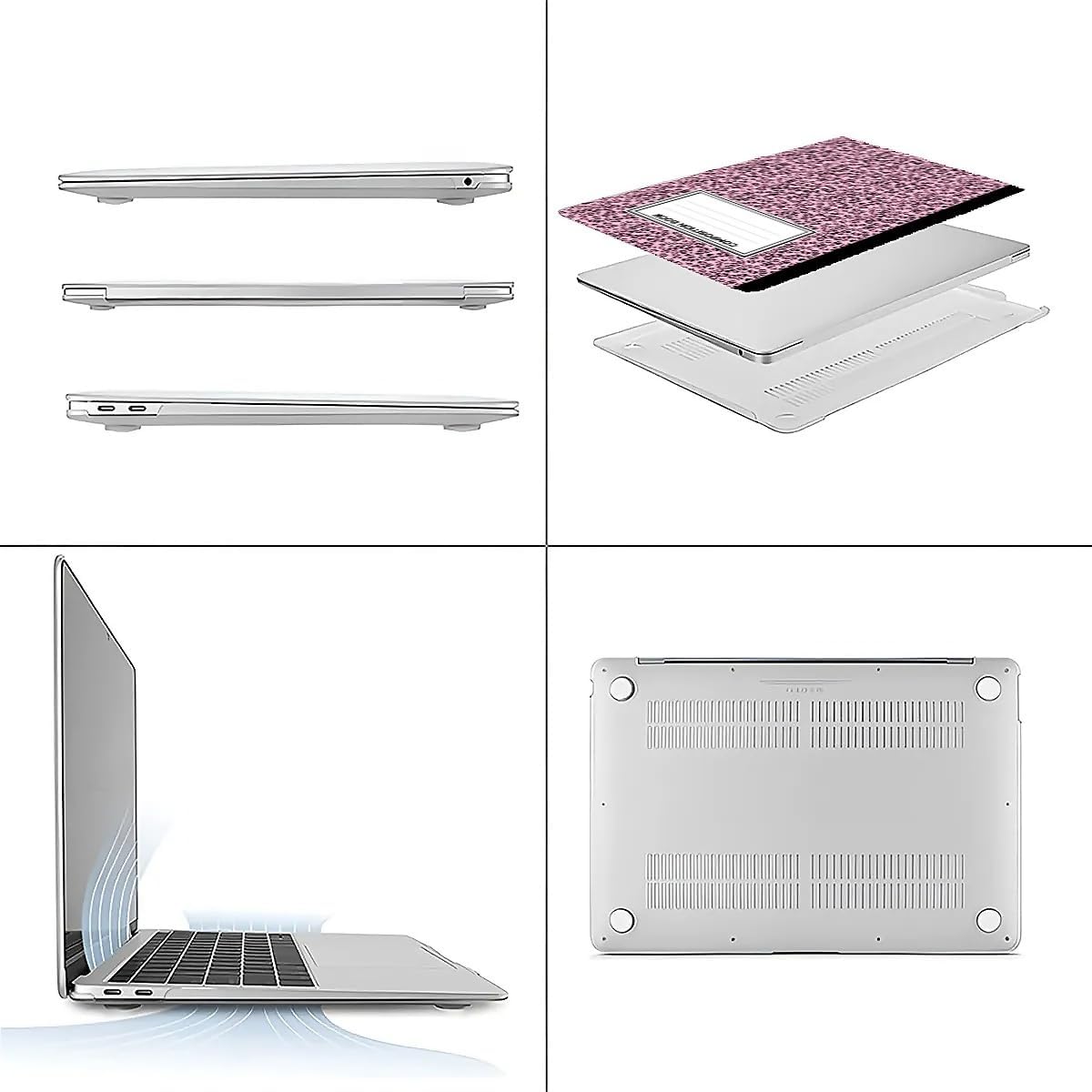 Compatible with MacBook Air 13.3 13.6 Inch Case 2022 2021 2020 2019 Plastic Hard Shell Case Cover,13.3 Pro(A1706/A1708/A1989/A2159/A2289/A2338), Notebook
