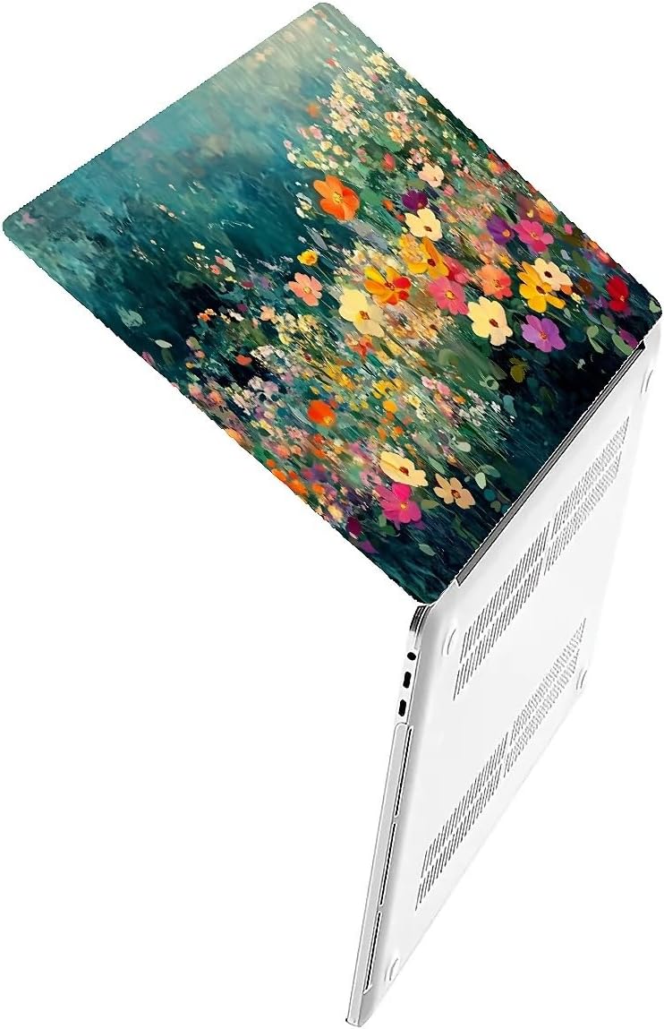 Compatible with MacBook Air 13.3 13.6 Inch Case 2022 2021 2020 2019 Plastic Hard Shell Case Cover,13.6 Air (A2681) M2 2022, Spring Flowers