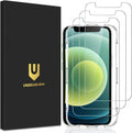 UNBREAKcable 3-Pack Screen Protector for iPhone 12 mini, Double Shatterproof Tempered Glass [Easy Installation] [9H Hardness] [99.99% HD Clear] [Case Friendly] for iPhone 5.4 inch