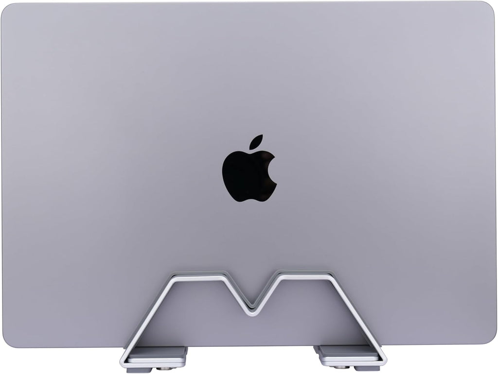 Adjustable Vertical Laptop Stand - Aluminum, Universal Fit for All Laptops (10-30mm Thickness) - Fashion Design, Adjustable Width, Anti-Slip & Scratch-Resistant, Patented Design