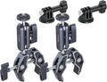 SMALLRIG Camera Mount Clamp 2-Pack, Ballhead Magic Arm with Adapter for GoPro, Camera Monitor Mount, Super Clamp for DSLR/Stabilizer - 5529