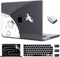 CISSOOK Case for MacBook Pro 14 Inch M4 M3 M2 M1 Chip 2024 2023 2022 2021 Release Model A3112 A3185 A3401 A2992 A2918 A2779 A2442, Hard Shell Cover for MacBook Pro 14 with Touch ID - Astronaut