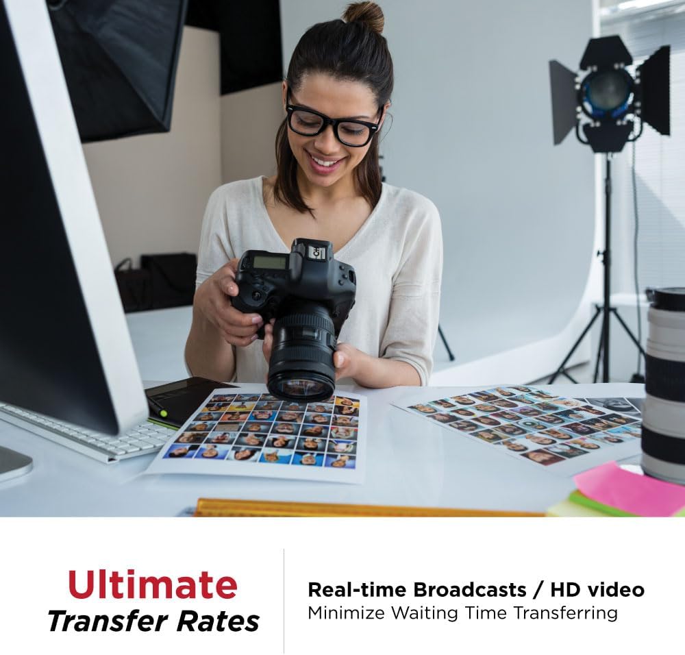 GIGASTONE 8GB SD Card UHS-I U1 Class 10 SDHC Memory Card Full HD Video Canon Kodak Olympus Digital Camera, with 1 mini case