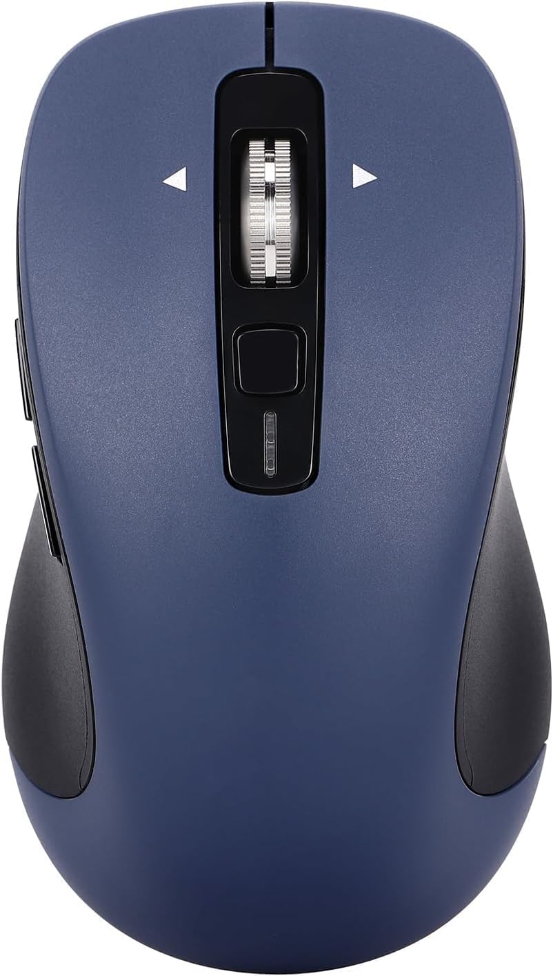 Wireless Mouse, Full-Size Silent Mouse, 36-Month Battery Life, 4 Way Navigation, 1000-3000 Adjustable DPI, 2.4GHz USB-A Receiver for Computer, Laptop, PC, Chromebook, Notebook