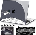 Teryeefi Compatible with MacBook Pro 13 inch Case M2 M1 2024, 2023, 2022-2016（A2251 A2289 A2159 A1989 A1708 A1706 with Touch Bar, Plastic Hard Shell Cover for 13" MacBook Pro, Floating Astronaut