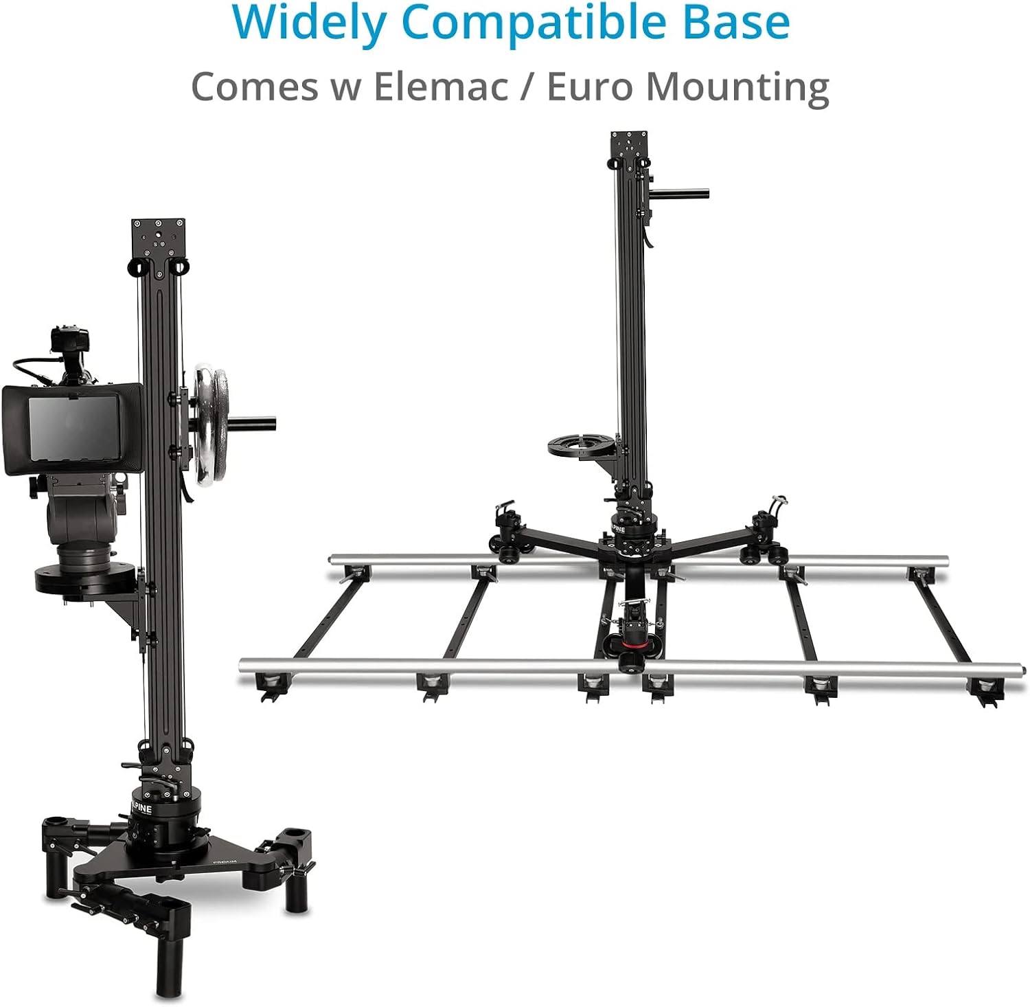Proaim Alpine Vertical Tower Mitchell Camera Slider w Euro Base + Bag Packing (SL-ALPN-01)