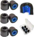 Small Ear Tips Memory Foam Earbuds Tips Replacement Foam Ear Tips Fit 4.0mm-5.5mm Isolation Noise Replacement Ear Tips for in-Ear Earphones with Storage Box