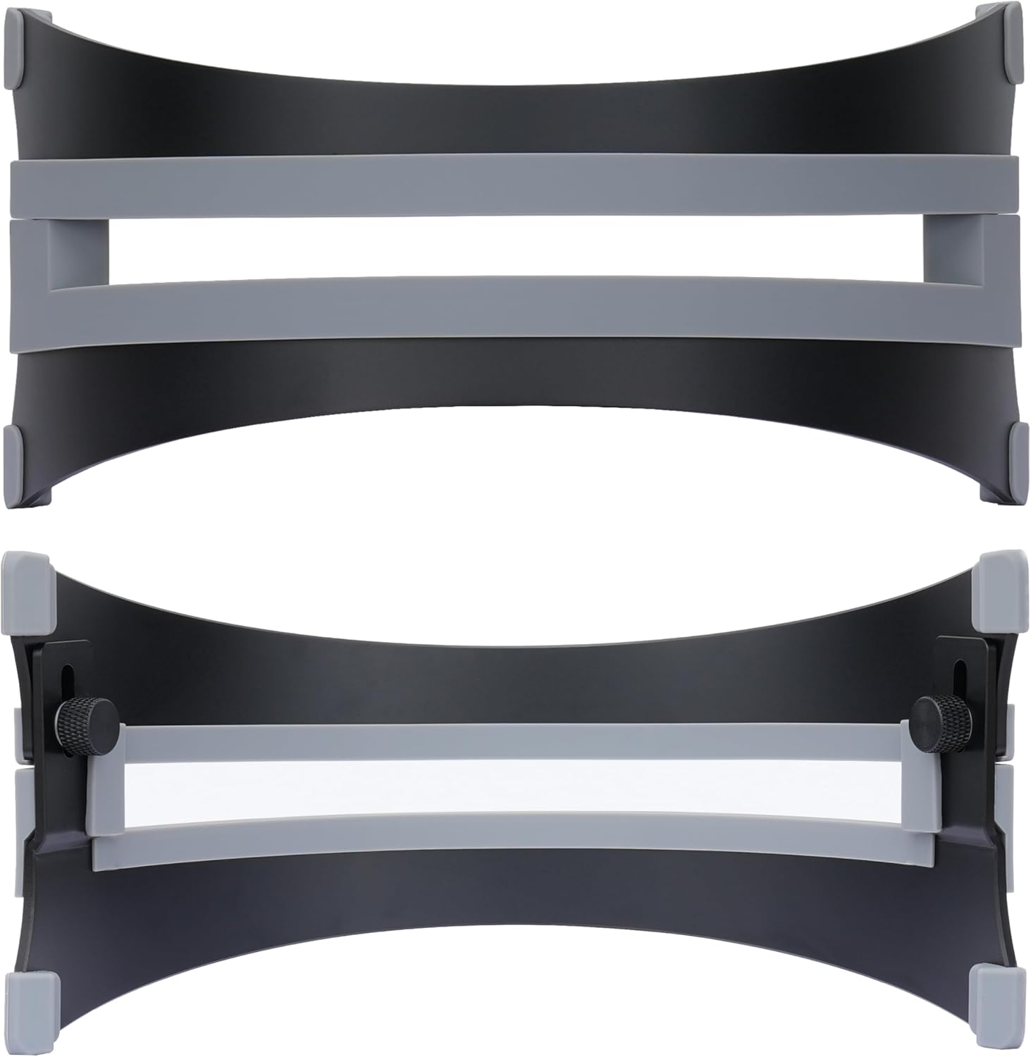 Adjustable Vertical Laptop Stand - 6061 Aluminum, CNC Precision, Anodized Finish, Fits All Laptops Including 17-inch, Ventilated Design, Anti-Slip Silicone Pads, ARC Shaped Stands