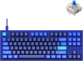 Keychron Q3 RGB Tenkeyless Layout QMK/VIA Programmable Macro Hot-swappable Wired Custom Mechanical Keyboard with Gateron G Pro Blue Switch Double Gasket Compatible with Mac Windows Linux (Blue)