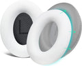SOULWIT Silicone Ear Pads Cover Protector for Bose QuietComfort QC15 QC25 QC2 QC35 QC45/Ae2 Ae2i Ae2w/SoundTrue & SoundLink AE Headphones Cushions, Sweatproof, Easily Washable - White