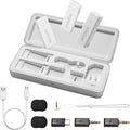 GODOX 【2025 Latest Model】 Movelink Mini UC Kit Wireless Microphone System, 2.4GHz Lavalier Mic 100m(328ft.) Range with Charging Case for Android, Camera, Vlogger, Youtuber, Interviewer(White)