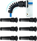 6 Pcs Waterproof Cable Gland,PG13.5(NPT 1/2) Thread(6-12mm), Made of PA66 Material,waterproof wire grommet Strain Relief Cord Connectors,Suitable for Various Electrical Installations