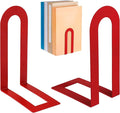 Chunful 2 Pcs Modern Metal Book Ends by Chunful