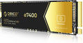 ORICO 1TB NVMe SSD PCIe 4.0- Up to 7400MB/s, M.2 2280 PCIe 4.0X4 Internal Solid State Drive, Fast Heat Dissipation, Compatible with macOS Windows for Gamers and Creators-e7400