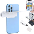 Mirror Effect Lens - Capture Stunning Reflections Instantly,Camera Mirror Reflection Clip for Back Camera Recording, Adjustable Hd Glass Phone Shooting Reflection Mirror (White)