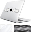 for 2025 2024 2023 2022 MacBook Air 13 inch Case M4 A3240 M3 A3113 M2 A2681 with Touch ID& 13.6" Liquid Retina Display, Plastic Hard Shell&Keyboard Cover&Screen Film&Webcam Cover, Cups