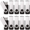 KEXIN 64GB Flash Drive 20 Pack Flash Drive Bulk USB Thumb Drive 64 GB USB Drive USB 2.0 Flash Drive with Led Indicator, Black