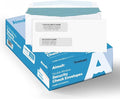 Aimoh 500#8 Double Window Gummed Security Envelopes by Aimoh