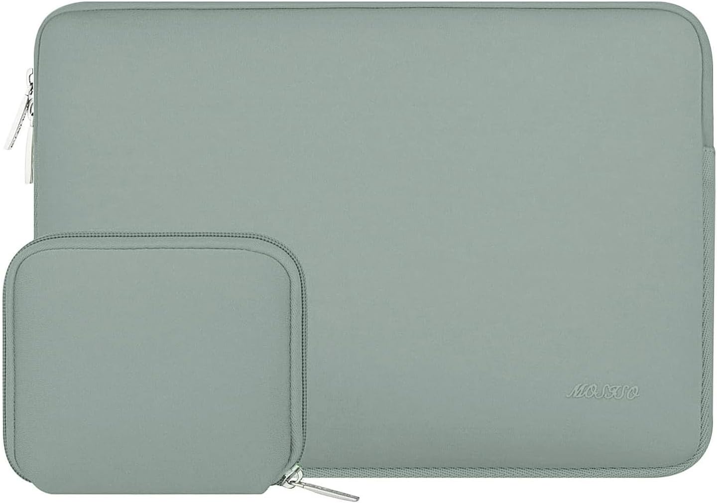 MOSISO Laptop Case 13 inch, 13 inch Laptop Sleeve Bag Compatible with MacBook Air 13 M4 M3 M2 M1 2025-2018 / Pro 13 M2 M1 2025-2016, Neoprene Computer Sleeve Bag with Small Case, Antique Green