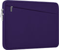 15.6 inch Laptop Sleeve Case, Durable Computer Carrying Bag Protective Case Briefcase Handbag with Front Pocket, Slim Laptop Case Cover for 15.6 Inch HP, Dell, Lenovo, Asus, Notebook, Purple