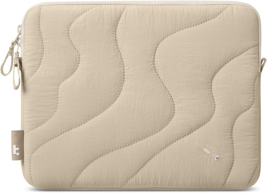 tomtoc 360 Protective Puffy Tablet Sleeve for iPad Pro 11-inch (M4/(4th/3rd/2nd/1st Gen), iPad Air 11-inch (M3) 2025/(M2) 2024 with Magic Keyboard/Smart Keyboard, Quilted Soft Puffer iPad Case