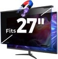 Magnetic 27 Inch Computer Privacy Screen Filter, Hanging Computer Screen Privacy Shield for 16:9 Monitor Removable Anti Blue Light Glare Eye Protection