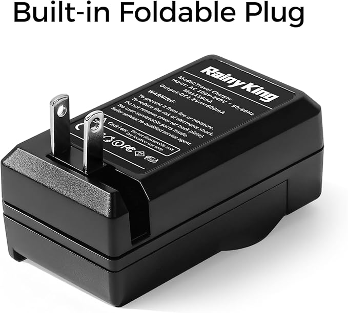 Battery Charger for Casio NP40/NP-40 and Exilim EX-Z400, Zoom EX-Z100, - Image 4