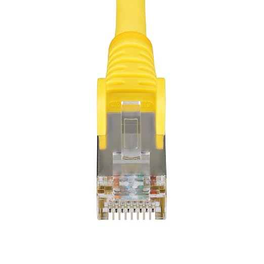 StarTech.com 50ft Yellow CAT6a Ethernet Cable, Snagless RJ45, 100W PoE++ - Image 4