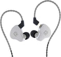 YINYOO KBEAR KS1 in Ear Monitor Bass Earbuds Wired Earbuds,Clear Sound Stereo Headphones, Vocals Forwards High Resolution Noise Canceling Earphones, Dual Magnectic Circuit Dynamic Detachable Cable