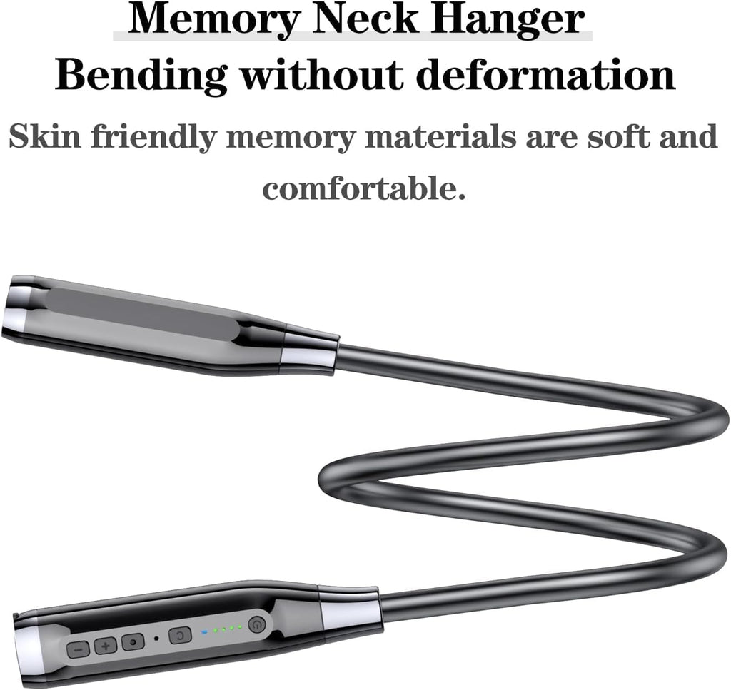 Neckband Bluetooth Headphones，6.0 Bluetooth 120 Hours Playtime，IPX7 Sports Waterproof Earbuds with Microphone Noise Cancelling with TF Card Slot ，HiFi Stereo (Black)