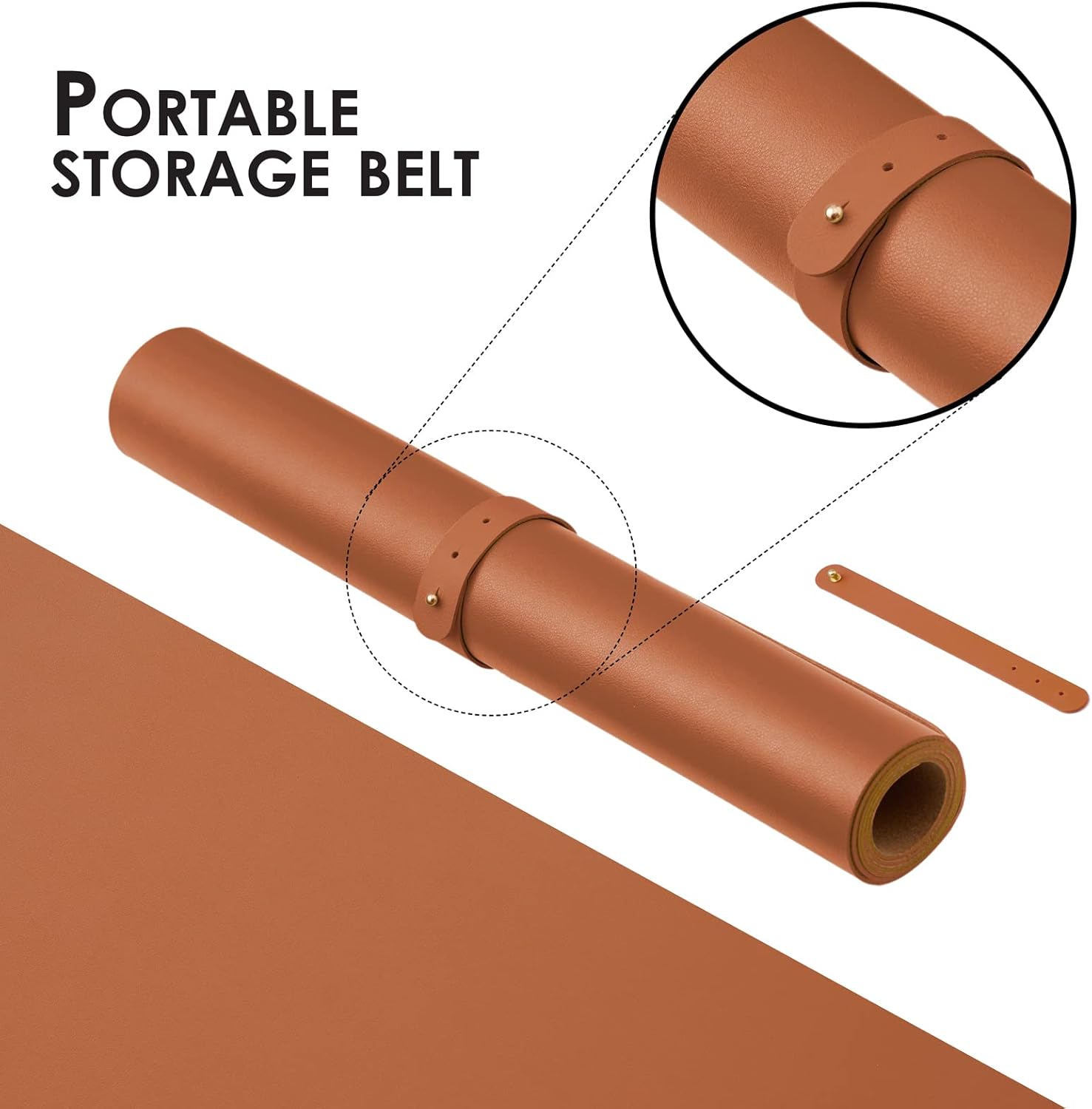 Cork Desk Mat - Dual-Sided Desk Pad for Office and Home - Desk Organization and Accessories - Ideal for Large Mouse Pad and Desk Mats on Top of Desks(Brown,36"x 17")