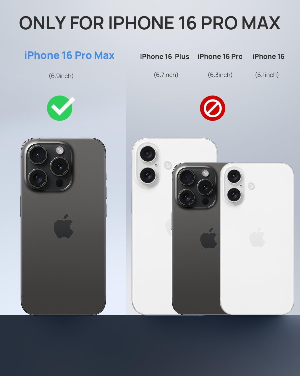 Lanhiem Magnetic for iPhone 16 Pro Max Case, IP68 Waterproof Dustproof Case, [Compatible with Magsafe] [Built-in Screen Protector] Full Body Heavy Duty Rugged Phone Cover 6.9 inch, Desert