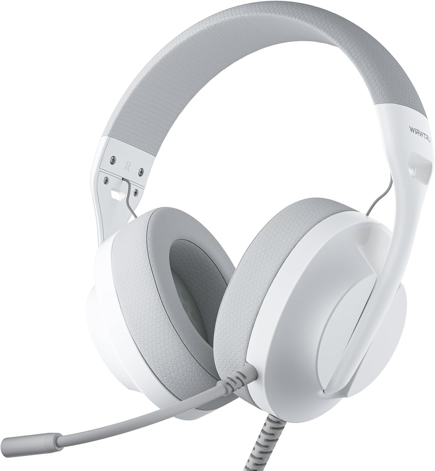 S30 Gaming Headset with Microphone,198g Lightweight Design, Wired Gaming Headphones for Xbox, Xbox Series X|S, PS5, PS4, Switch, PC, Noise Cancelling Mic, Soft Earmuffs (White)