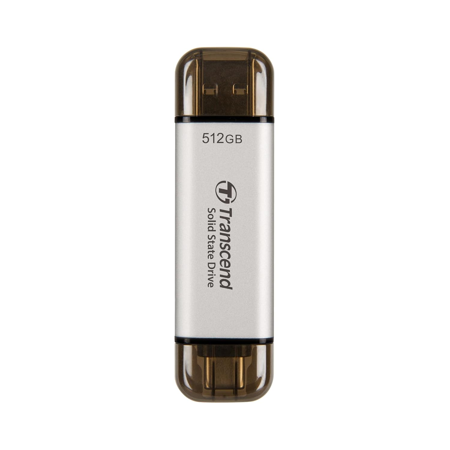 Transcend 512GB USB C External SSD, Up to 1,050MB/s, USB 3.2 Gen 2 Flash Drive, 2-in-1 Memory Stick Type C &Type A, Thumb Drive Photo Stick for Windows, Mac, iPhone, iPad, Android, Tablet&PC, Smart TV