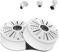 WEILAILIFE 【Compatible Almost All Cameras Type】 Security Camera Junction Box, Universial Camera Junction Box Mount Bracket, Outdoor Security Camera Mount, CCTV Metal Junction Box(2 Pack)