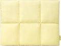 Comfyable Puffy Laptop Sleeve 15 Inch 16 Inch, Quilted Puffer Laptop Carrying Case, Pillow Pouch Compatible for MacBook Air 15 in M4 2025 & MacBook Pro 16 in M4 2024, Butter Yellow