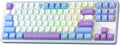 Redragon K707 PRO 80% Wireless Gasket RGB Gaming Keyboard, 3-Modes 87 Keys TKL Mechanical Keyboard w/Hot-Swap Socket, PBT Round Keycaps & 5-Layer Noise Dampening, Custom Linear Switch