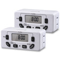 Fosmon 7 Day Digital Timers for Electrical Outlets, Indoor Plug-in Light Timers Switch Programmable, Electric Wall Plug for Grow / Reptile Light, Lamp, Appliance, Aquarium, Fish Tank - 2 Pack