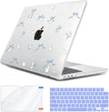 for 2025 2024 2023 2022 MacBook Air 13 inch Case M4 A3240 M3 A3113 M2 A2681 with Touch ID& 13.6" Liquid Retina Display, Plastic Hard Shell&Keyboard Cover&Screen Film&Webcam Cover, Bunny-B